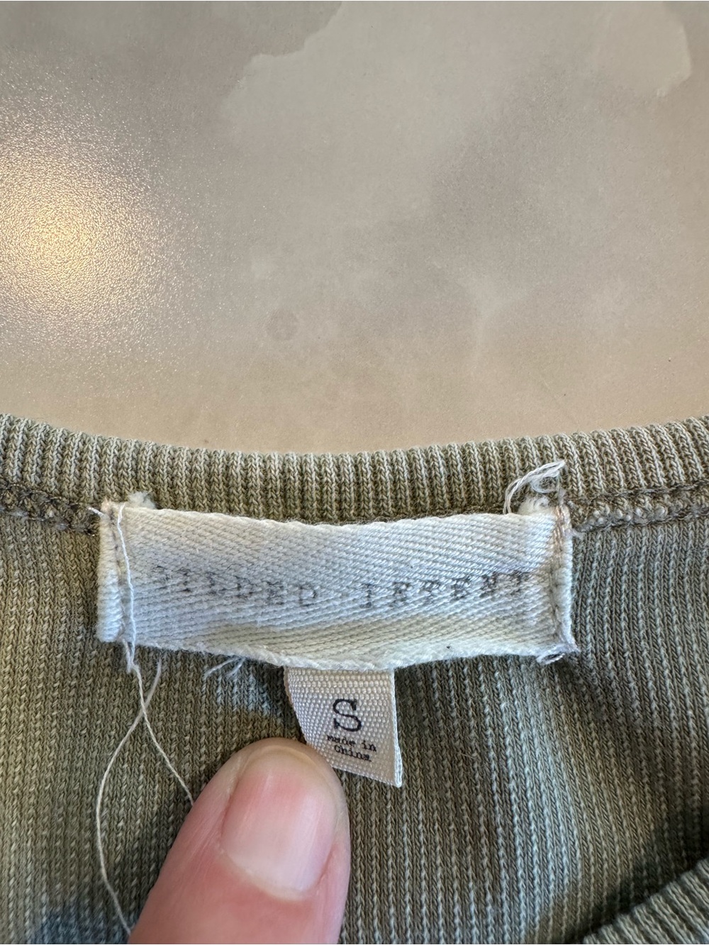 Gilded Intent Olive Ribbed Tank - Picture 2 of 3